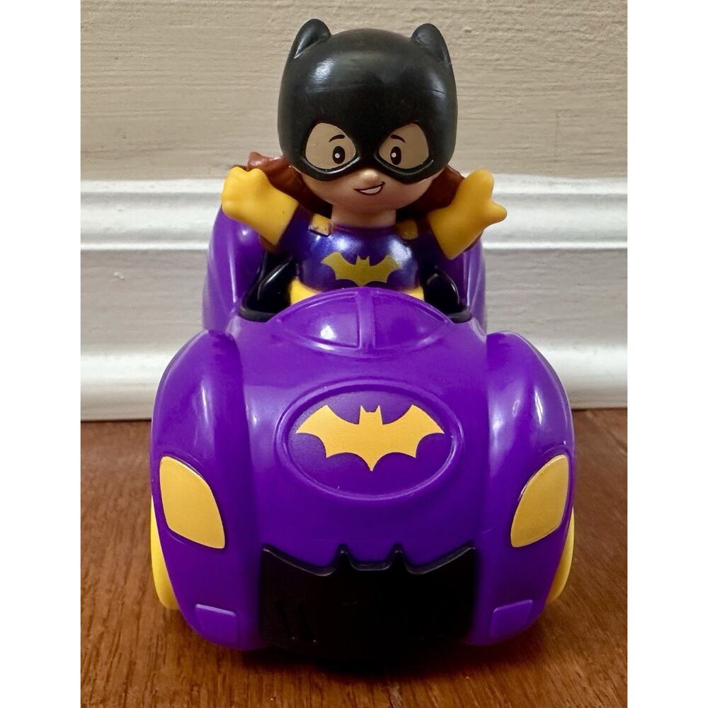 Fisher Price‎ Little People DC Universe Super Friends Batgirl And Batmobile
